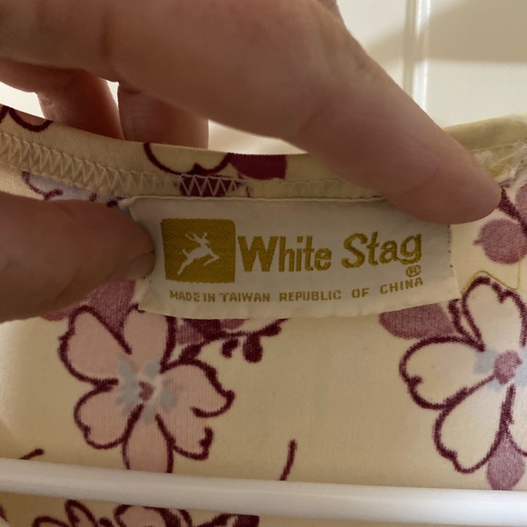 60’s Vintage polyester blouse (medium) - Picture 3 of 4